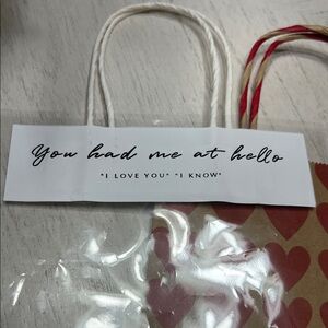 Gift Bag “You had me at Hello” Edited only one bag